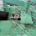 Fully automatic double unit wire security chain link fence machine